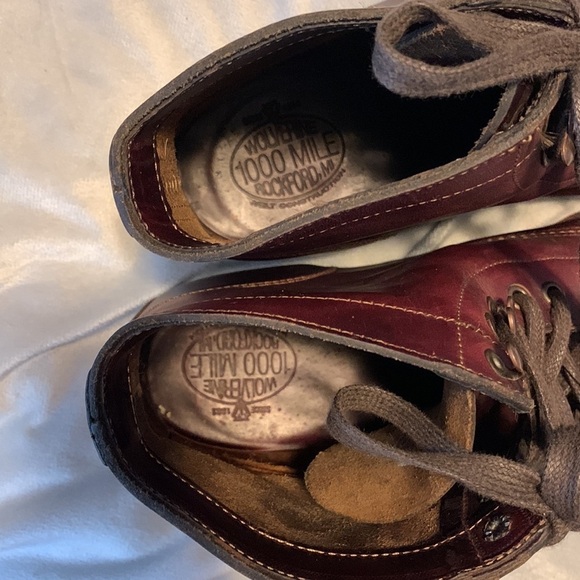 Wolverine 1000 mile size 13 ox blood leather boots main image 6